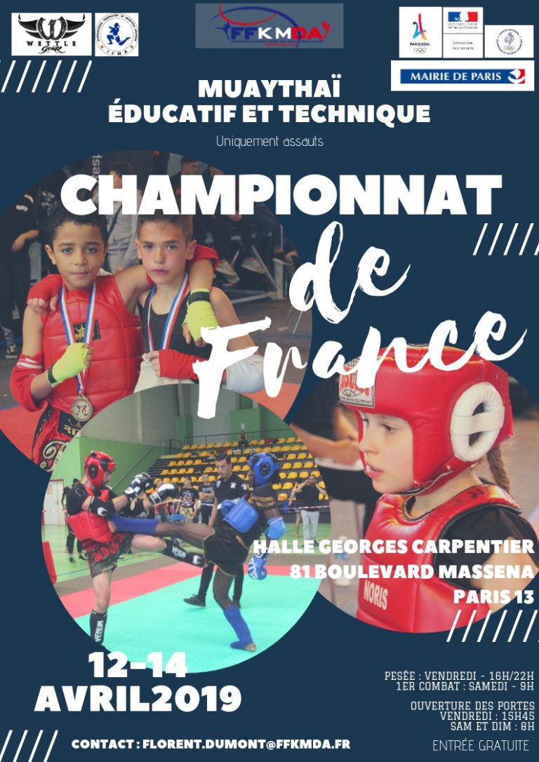 Championnat de France Muaythaï Educatif !!!