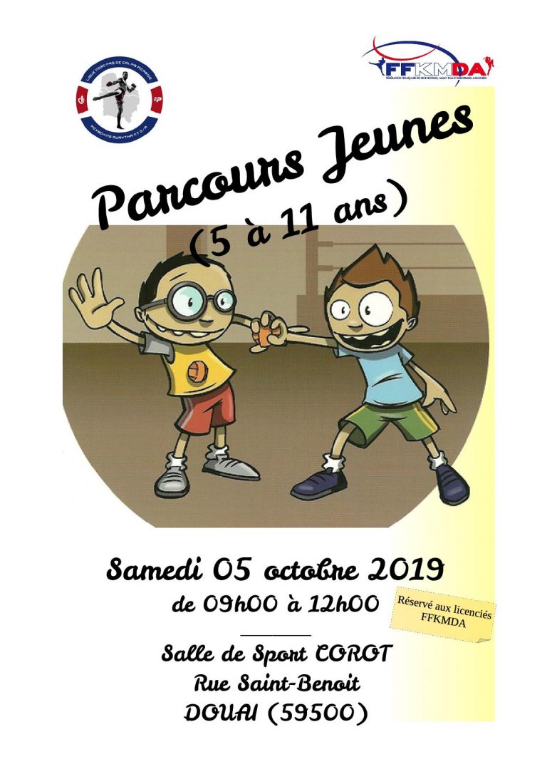 Parcours Jeunes FFKMDA à DOUAI !!!