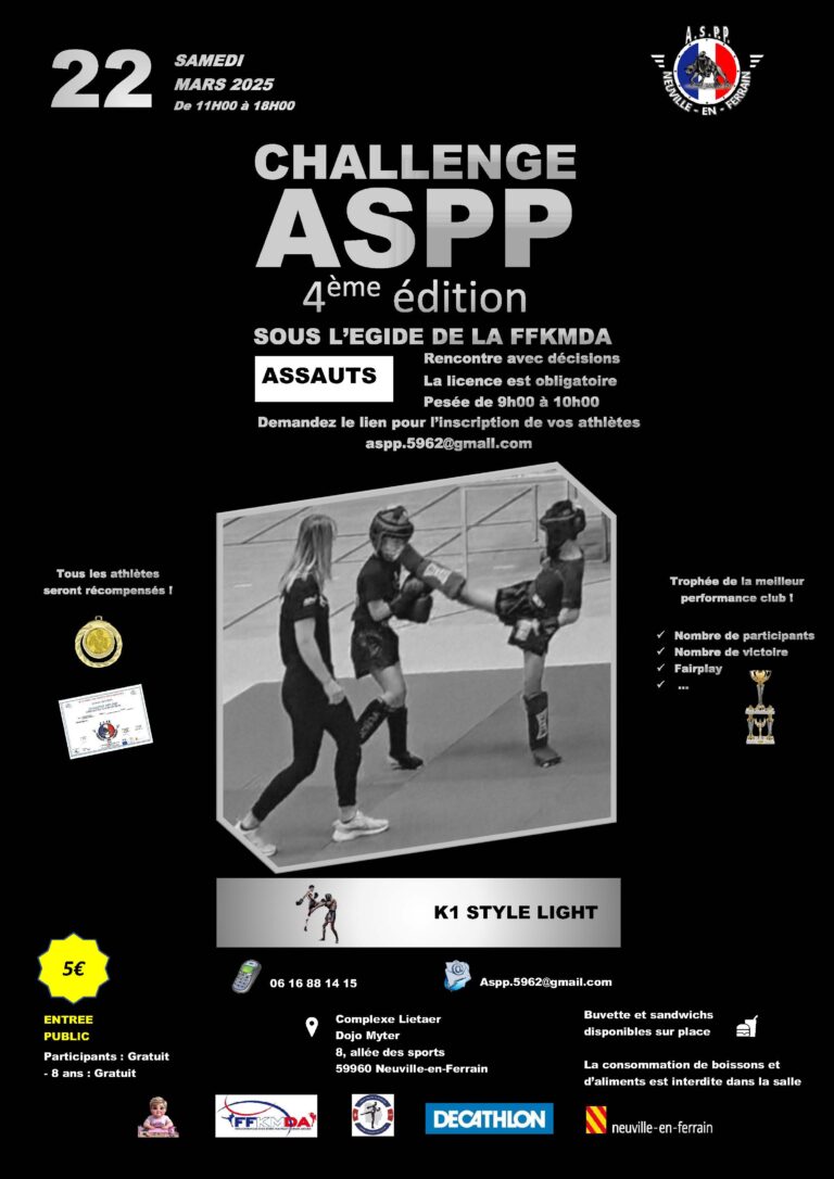 4ᵉ Édition du Challenge ASPPNEUVILLE !!!