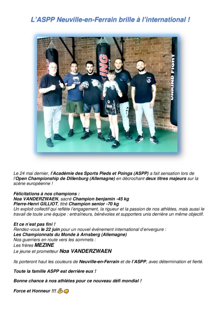 NEWS ASPP !!!